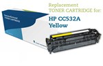 Gul lasertoner  uoriginal - HP CC532A